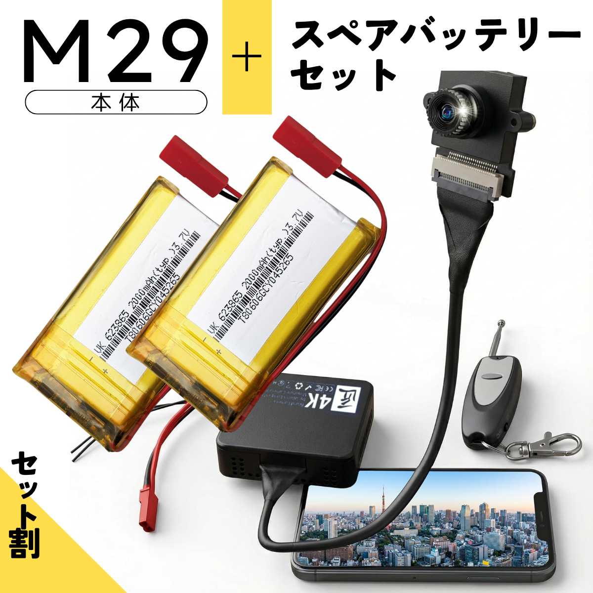 小型カメラ基板ユニット（匠ブランド）「M29+レンズセット」（エム29+レンズセット）